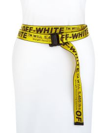 Off-White Classic Industrial Web Logo Belt at Neiman Marcus